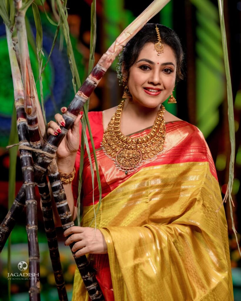 meena traditional saree photoshoot 2