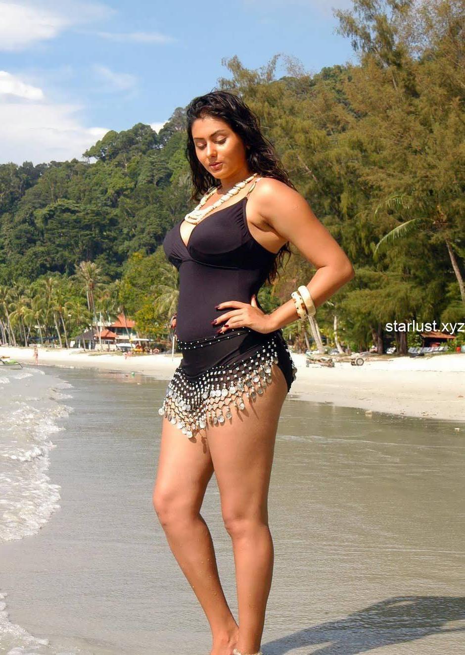 namita hot in black swimsuite 16