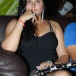 namitha thick thighs and panty in public 6