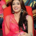 pranitha navel in pink