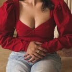 shwetha basu prasad cleavage 1