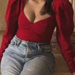 shwetha basu prasad cleavage 2
