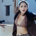 Anushka shetty hot cleavage navel and thighs in top bra suite open and mini skirt and sexy expressions HD pics starlust 35 scaled