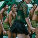 Anushka shetty hot thighs shake and navel in mini frock HD pics starlust (153)