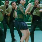 Anushka shetty hot thighs shake and navel in mini frock HD pics starlust (197)