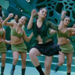 Anushka shetty hot thighs shake and navel in mini frock HD pics starlust (97)