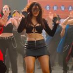 Mrunal thakur hot thick thighs cleavage and navel in mini skirt HD images starlust 28 scaled