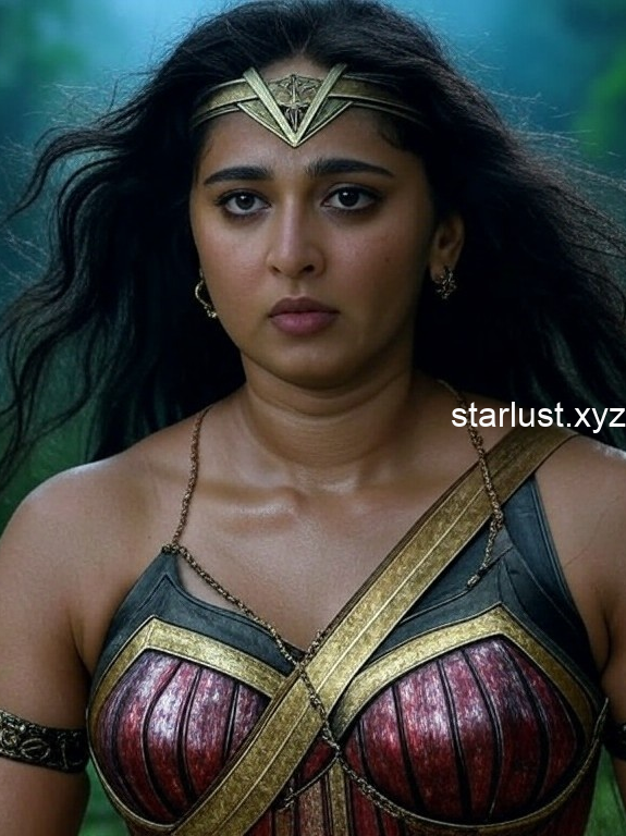 anushka shetty hot boops and thighs and navel ai pics (188)