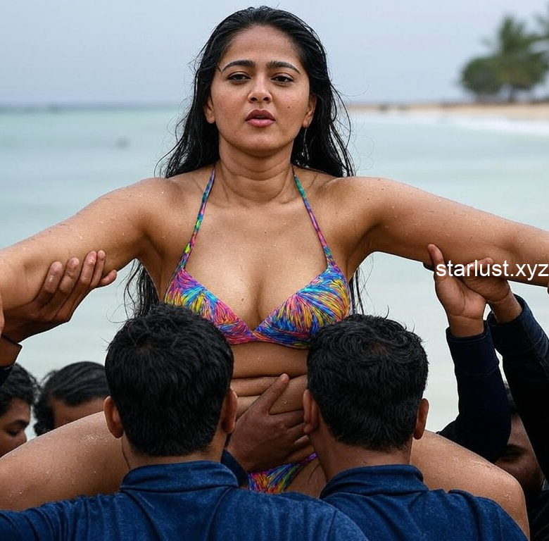 anushka shetty hot boops and thighs and navel ai pics (212)