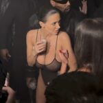 bianca censori hot boops and pussy show at grammy party 2025 16