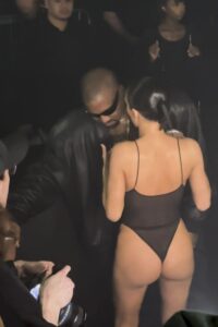 bianca censori hot boops and pussy show at grammy party 2025 22