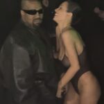bianca censori hot boops and pussy show at grammy party 2025 9