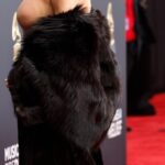 bianca censori nude showing boops and pussy in fully transparant cloth at grammy awards 2025 starlust 31 1