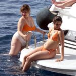 camila cabello hot booty big ass navel and cleavage in orange thong bikini hd pics starlust 14