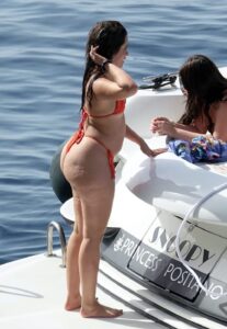 camila cabello hot booty big ass navel and cleavage in orange thong bikini hd pics starlust 21