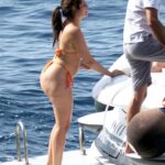 camila cabello hot booty big ass navel and cleavage in orange thong bikini hd pics starlust 39