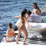 camila cabello hot booty big ass navel and cleavage in orange thong bikini hd pics starlust 47