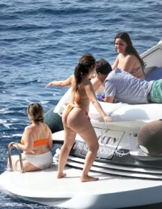 camila cabello hot booty big ass navel and cleavage in orange thong bikini hd pics starlust 47