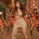 tamanna hot thick thighs in silver skirt navel and cleavage and armpits show HD aranmanai 4 starlust 151 scaled