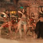 tamanna hot thick thighs in silver skirt navel and cleavage and armpits show HD aranmanai 4 starlust 16 scaled