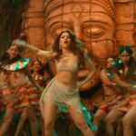 tamanna hot thick thighs in silver skirt navel and cleavage and armpits show HD aranmanai 4 starlust 161 scaled