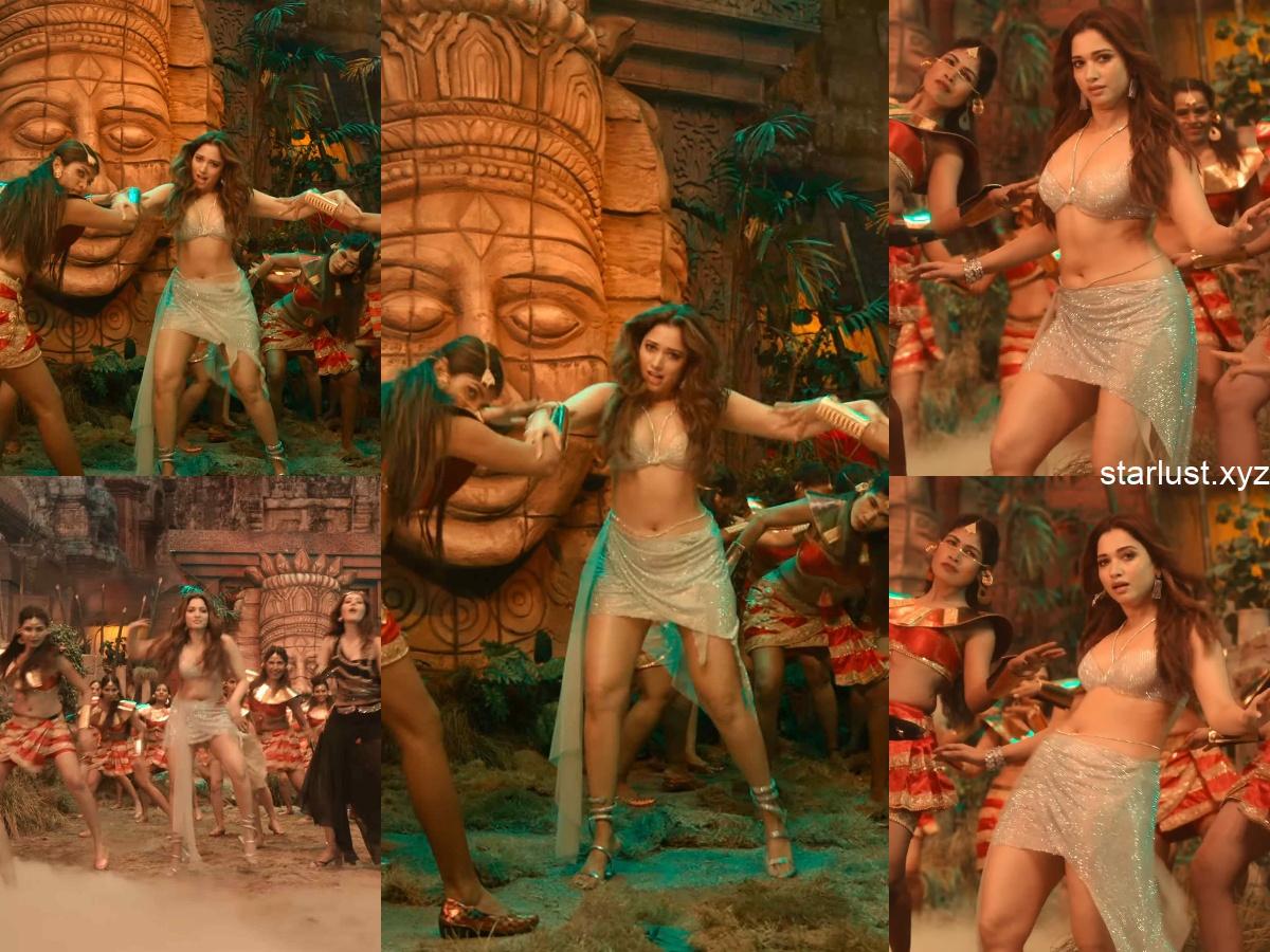 tamanna thighs navel and cleavage 1