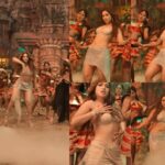 tamanna thighs navel and cleavage