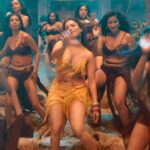 tamannaah bhatia hot thighs and armpits navel in yellow mini skirt and panty slip starlust 105 scaled