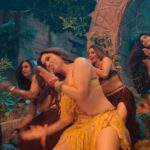 tamannaah bhatia hot thighs and armpits navel in yellow mini skirt and panty slip starlust 13 scaled