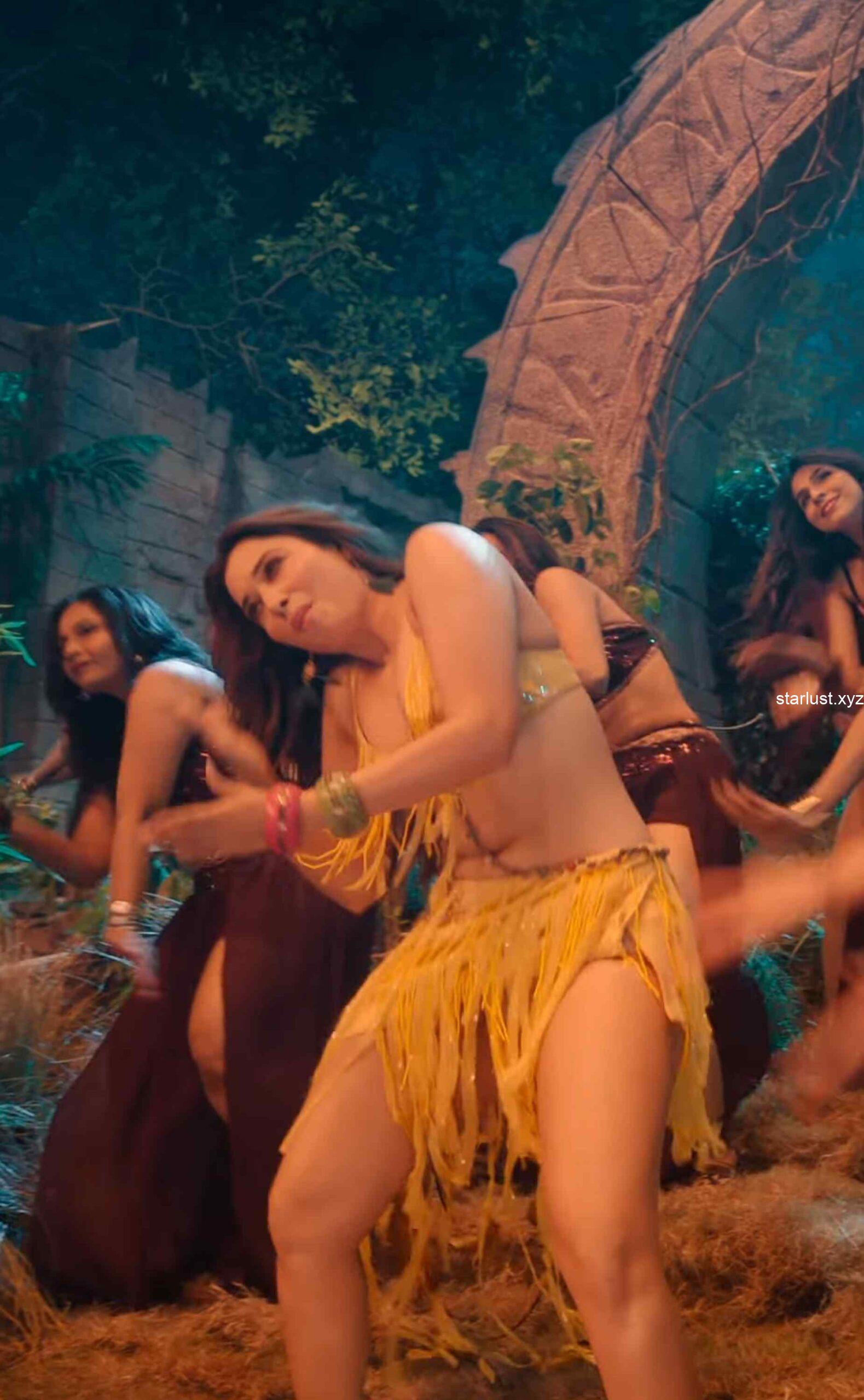 tamannaah bhatia hot thighs and armpits navel in yellow mini skirt and panty slip starlust 168 scaled