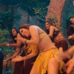 tamannaah bhatia hot thighs and armpits navel in yellow mini skirt and panty slip starlust 179 scaled