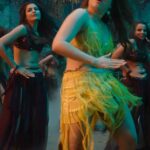 tamannaah bhatia hot thighs and armpits navel in yellow mini skirt and panty slip starlust 184 scaled