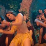 tamannaah bhatia hot thighs and armpits navel in yellow mini skirt and panty slip starlust 187 scaled