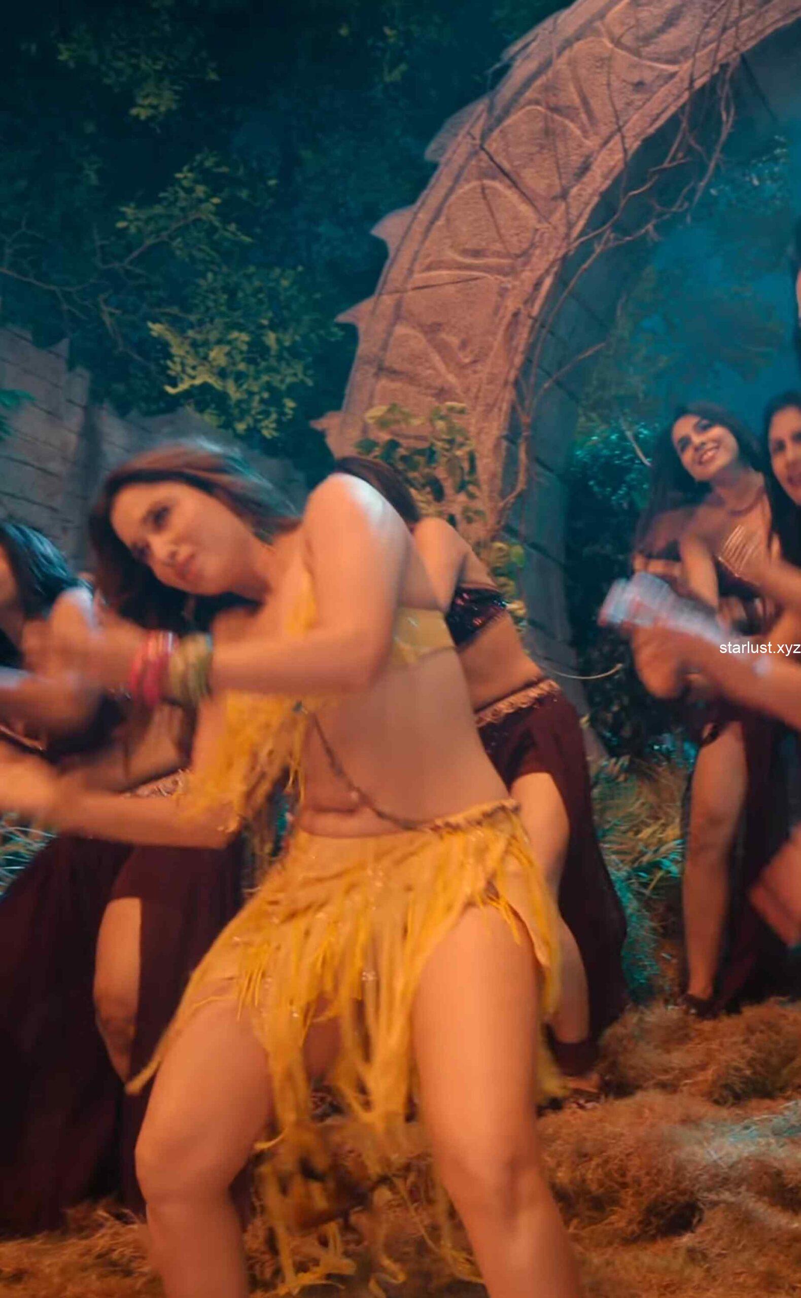 tamannaah bhatia hot thighs and armpits navel in yellow mini skirt and panty slip starlust 187 scaled