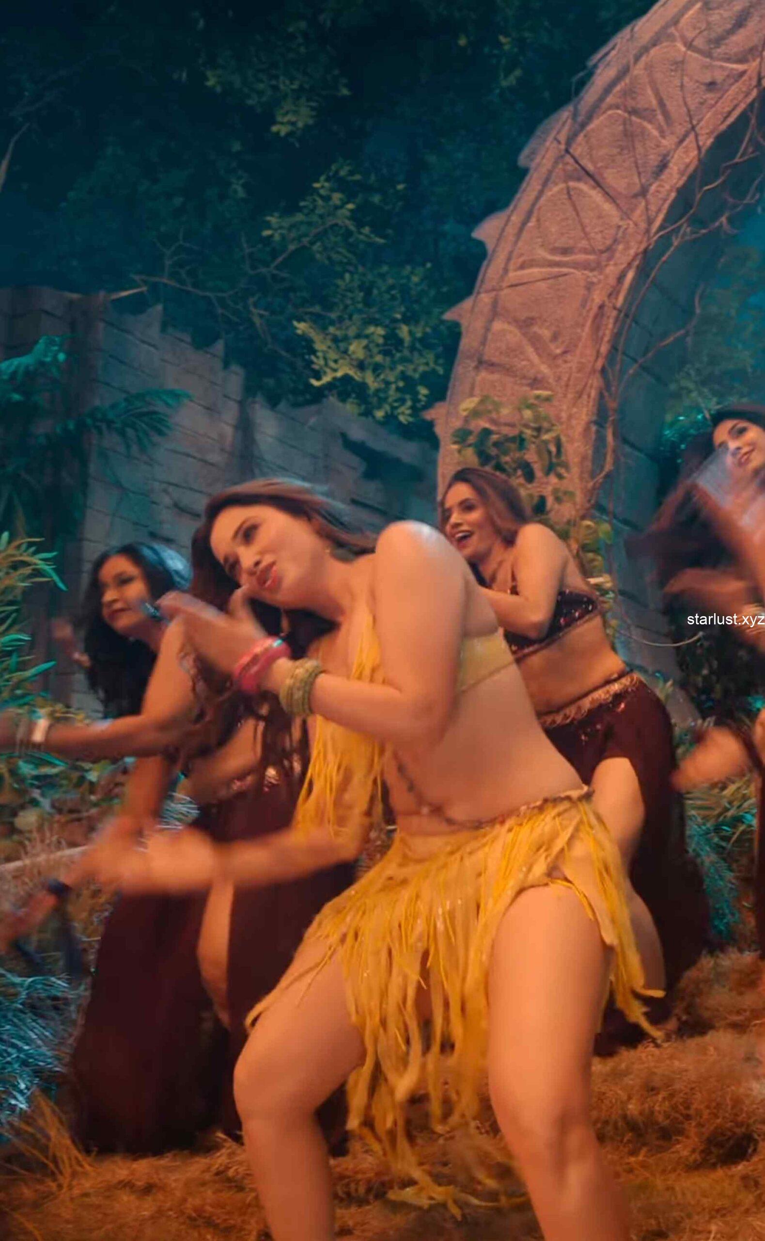 tamannaah bhatia hot thighs and armpits navel in yellow mini skirt and panty slip starlust 193 scaled