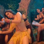 tamannaah bhatia hot thighs and armpits navel in yellow mini skirt and panty slip starlust 199 scaled