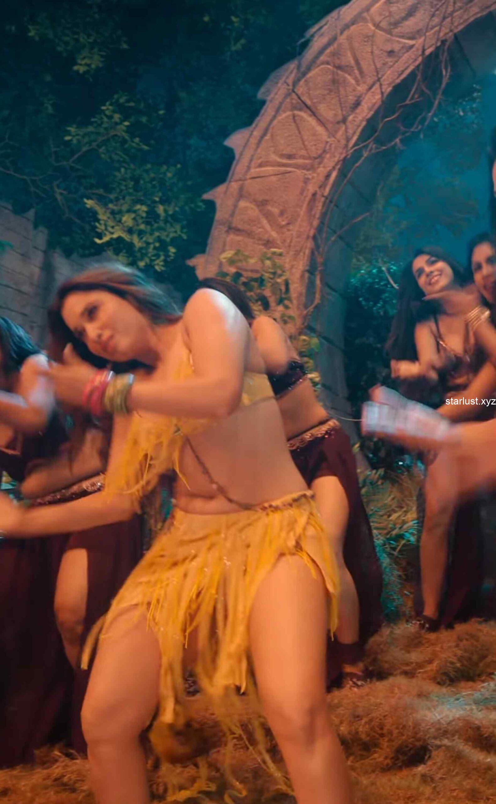 tamannaah bhatia hot thighs and armpits navel in yellow mini skirt and panty slip starlust 199 scaled