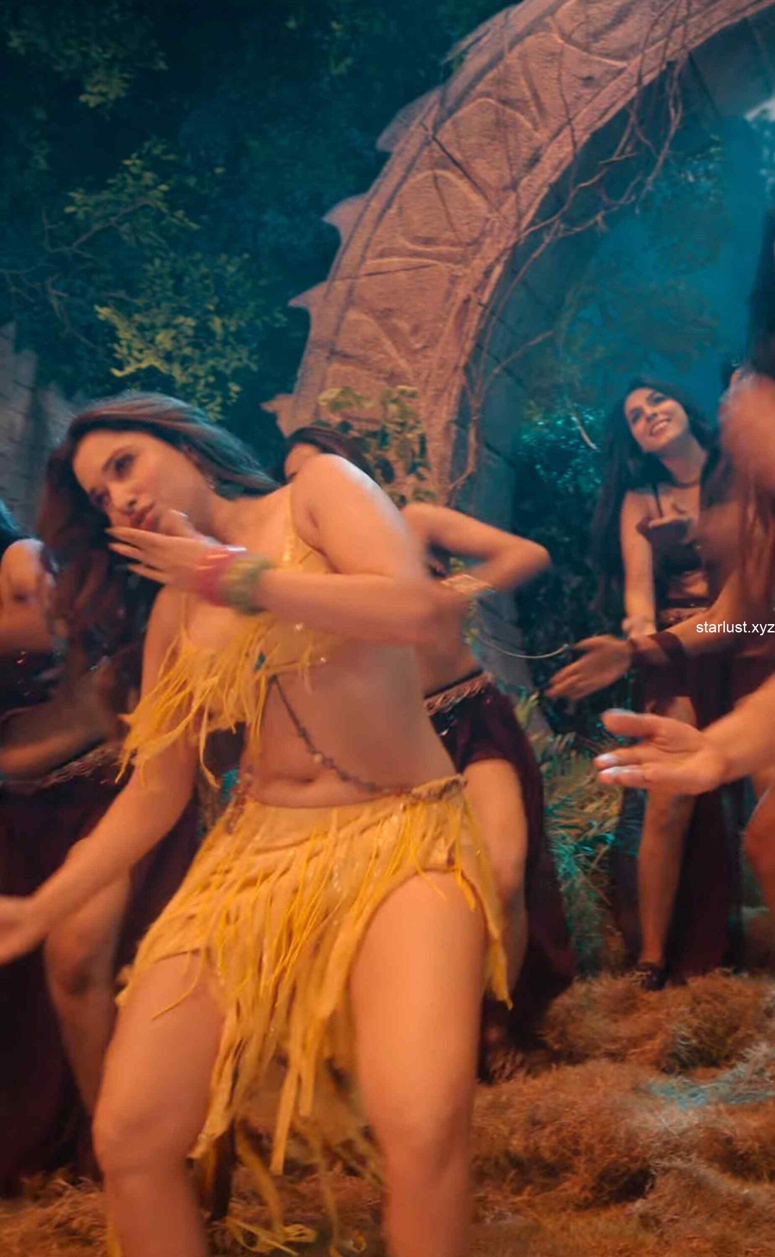 tamannaah bhatia hot thighs and armpits navel in yellow mini skirt and panty slip starlust 205 scaled