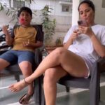 Anasuya hot thick thighs crossed legs in home HD starlust (98)