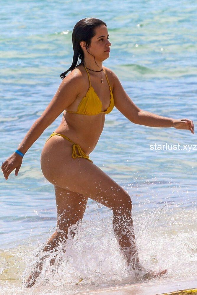 Camila Cabello – Beautiful Big Ass in a Sexy Yellow Thong (15)