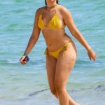Camila Cabello – Beautiful Big Ass in a Sexy Yellow Thong (1)
