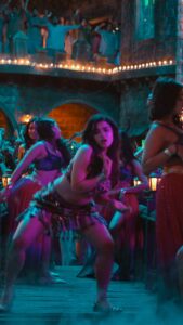 Ketika sharma hot oily navel hole and cleavage show from robinhood movie starlust (223)