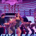 Rashmika mandanna hot thighs in mini bdycon and shpwoing panty HD sexy pics from varisu (100)