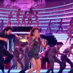 Rashmika mandanna hot thighs in mini bdycon and shpwoing panty HD sexy pics from varisu (118)