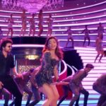 Rashmika mandanna hot thighs in mini bdycon and shpwoing panty HD sexy pics from varisu (151)