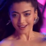 Rashmika mandanna hot thighs in mini bdycon and shpwoing panty HD sexy pics from varisu (157)