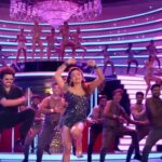 Rashmika mandanna hot thighs in mini bdycon and shpwoing panty HD sexy pics from varisu (165)