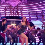 Rashmika mandanna hot thighs in mini bdycon and shpwoing panty HD sexy pics from varisu (172)