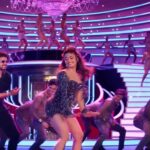 Rashmika mandanna hot thighs in mini bdycon and shpwoing panty HD sexy pics from varisu (175)