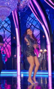 Rashmika mandanna hot thighs in mini bdycon and shpwoing panty HD sexy pics from varisu (18)